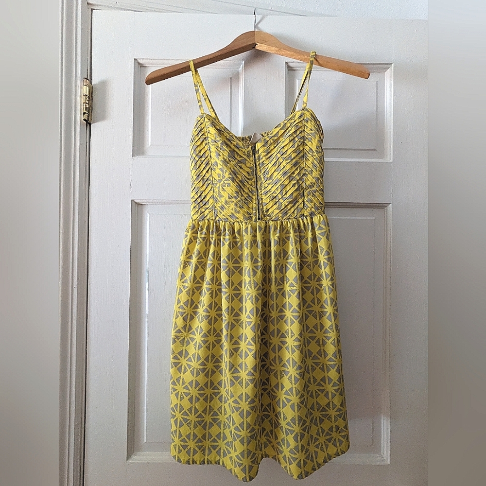 Roxy spaghetti strap yellow dress
